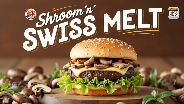 Burger King Shroom n’ Swiss Melt: Nutrition Ingredients & Allergens